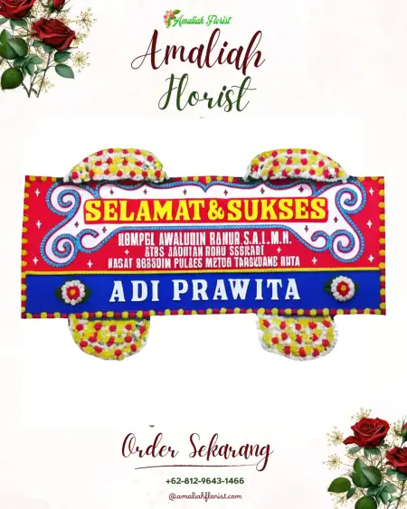 Papan Bunga Ucapan Selamat Nglele